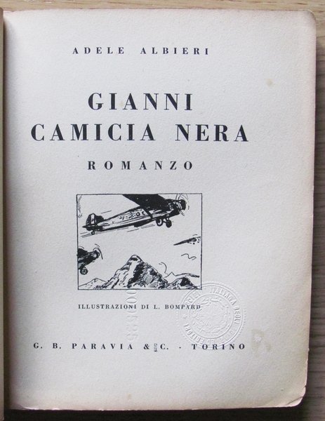 GIANNI CAMICIA NERA, 1940 - ill. BOMPARD