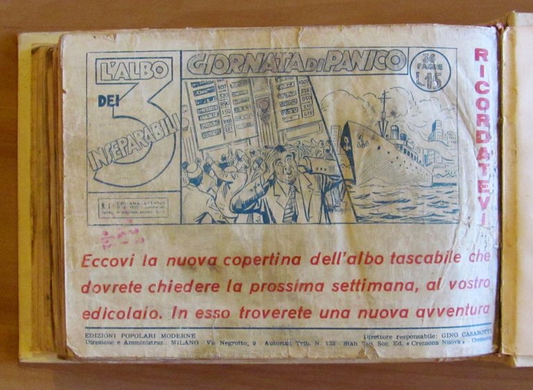 GIM TORO Serie Bianca 1/50 Completa, 1949/50 - Originali - …