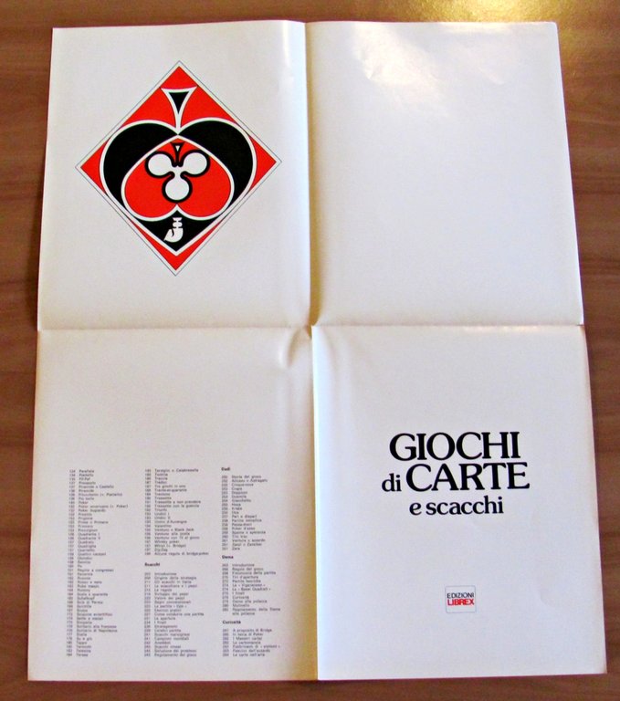 GIOCHI DI CARTE E SCACCHI