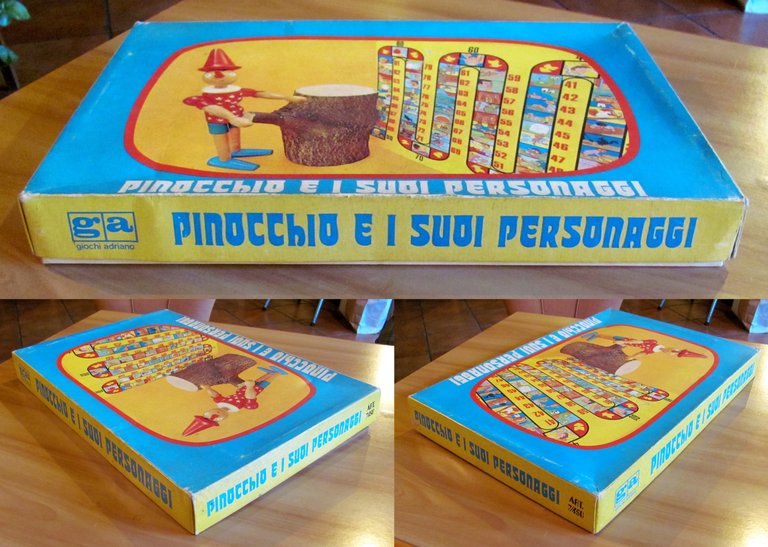 Gioco da Tavolo PINOCCHIO E I SUOI PERSONAGGI, anni '60 …