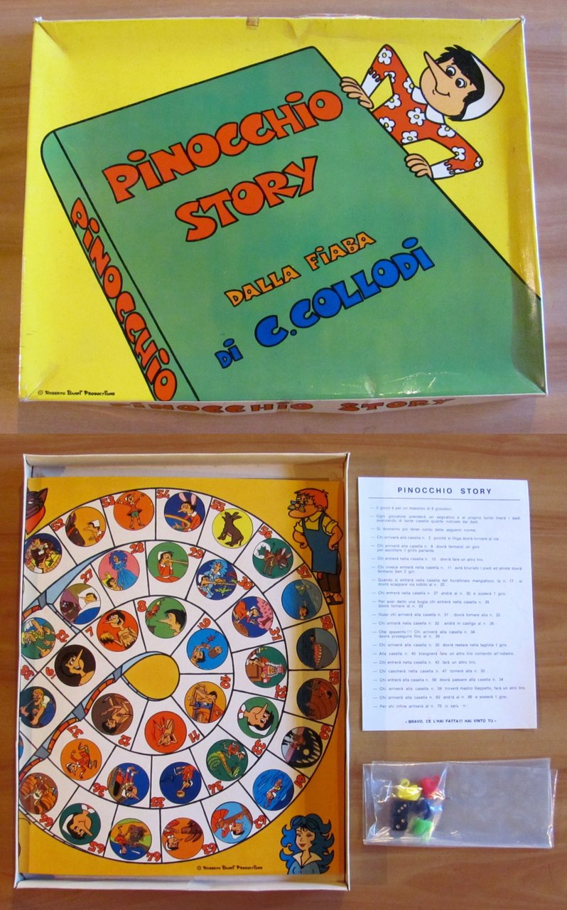 Gioco da Tavolo PINOCCHIO STORY - Il Gioco delle Fiabe, …