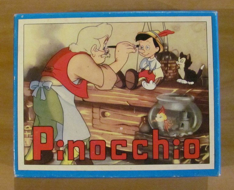 Gioco dei CUBI di PINOCCHIO in Scatola Originale anni '50