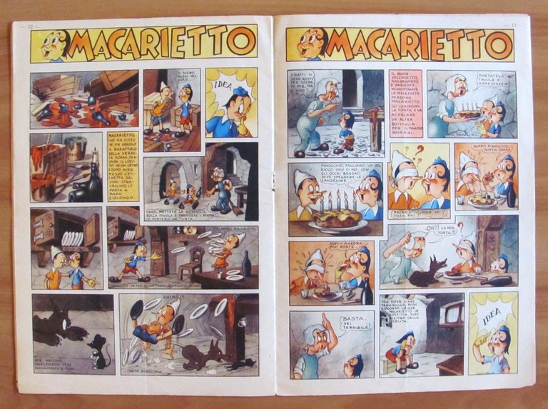 GIORNALINO di CARROCCIO N.10, 1947 - SALGARI e MACARIETTO con …