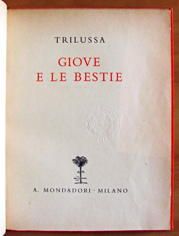 GIOVE E LE BESTIE