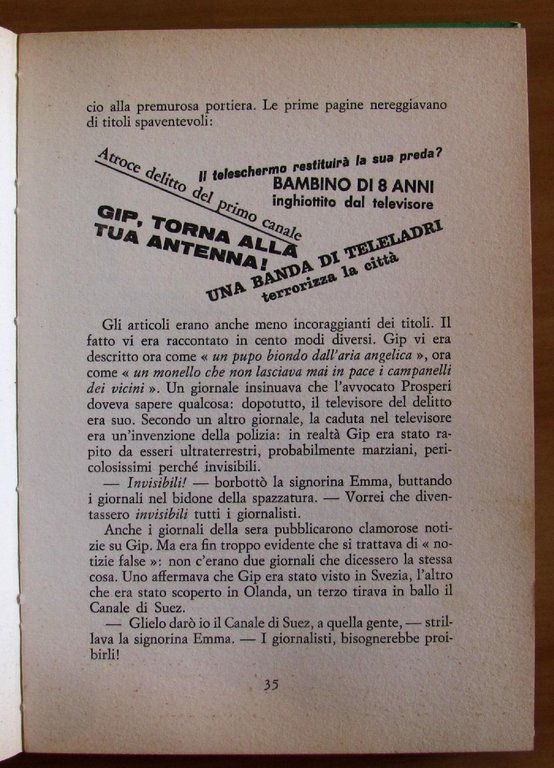 GIP NEL TELEVISORE E ALTRE STORIE IN ORBITA - Collana …