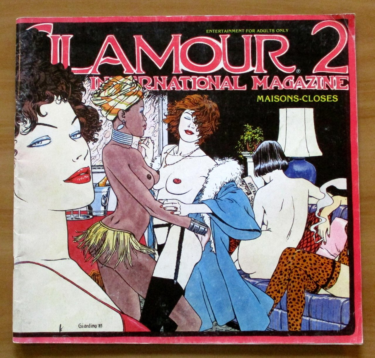 GLAMOUR INTERNATIONAL MAGAZINE N.2 1985 - Maisons Closes