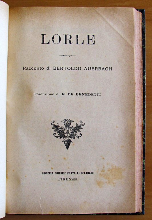 GLI AMORI DI UN'AVVELENATRICE - LA CANTANTE - LORLE - …