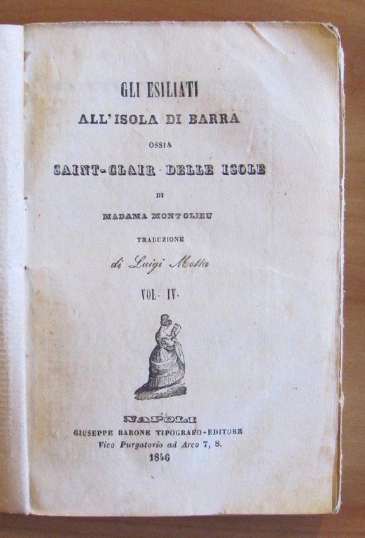 GLI ESILIATI ALL'ISOLA DI BARRA ossia SAINT-CLAIR DELLE ISOLE - …