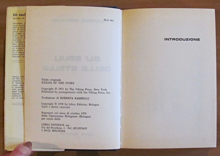 GLI ESULI DELLE STELLE, I ed. 1978 - Collana Gli …