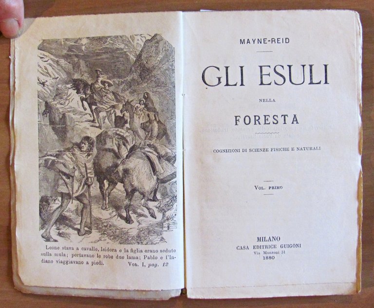 GLI ESULI NELLA FORESTA - 2 Volumi, Completo, 1880