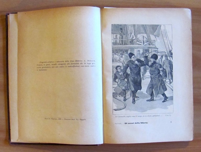 GLI ORRORI DELLA SIBERIA, 1906 - ill. ZANETTI