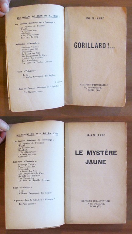 GORILLARD + LE MYSTERE JAUNE - Les Grandes Aventures du …