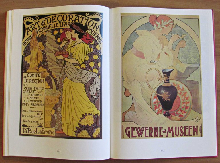 GRAFICA ART NOUVEAU, 1989 con 85 illustrazioni a colori | Immagine Gallery 10