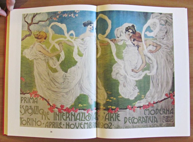 GRAFICA ART NOUVEAU, 1989 con 85 illustrazioni a colori | Immagine Gallery 4