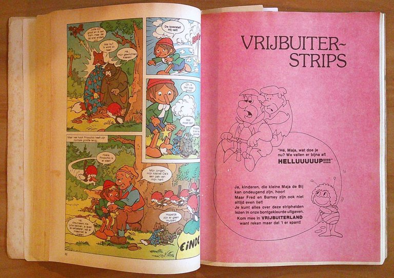 GROOT TELEVISIE-STRIPBOEK - Classics N.1 con PINOCCHIO, HEIDI, MAJA