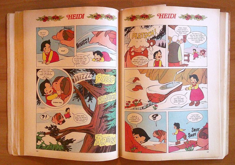 GROOT TELEVISIE-STRIPBOEK - Classics N.1 con PINOCCHIO, HEIDI, MAJA