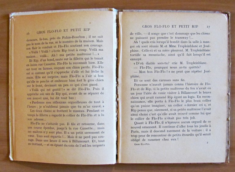 GROS FLO-FLO ET PETIT RIP - Coll. Petite Bibliotheque Blanche