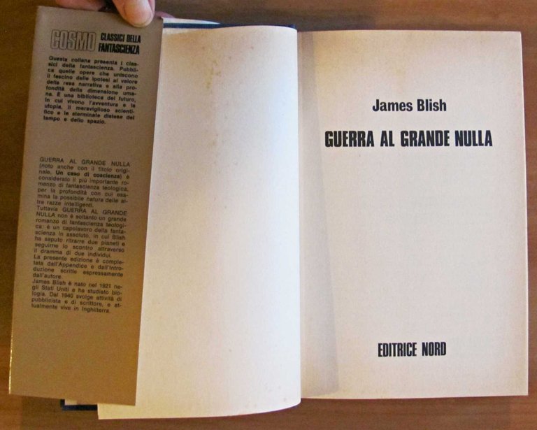 GUERRA AL GRANDE NULLA - Cosmo Oro, I ed. 1975