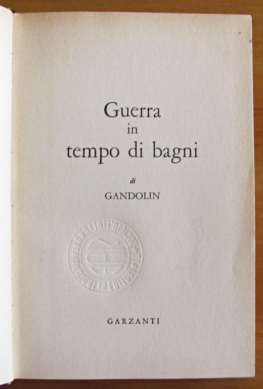 GUERRA IN TEMPO DI BAGNI