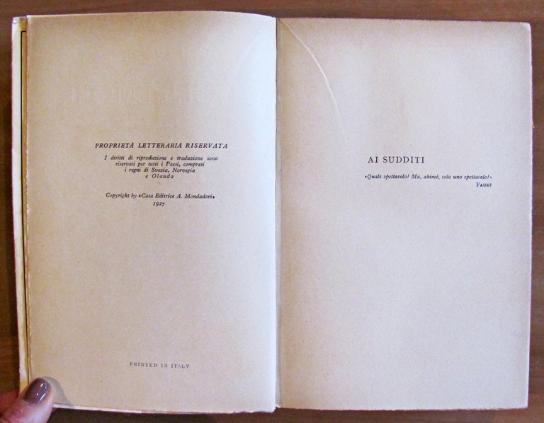 GUGLIELMO II - Collana Le Scie, 1931