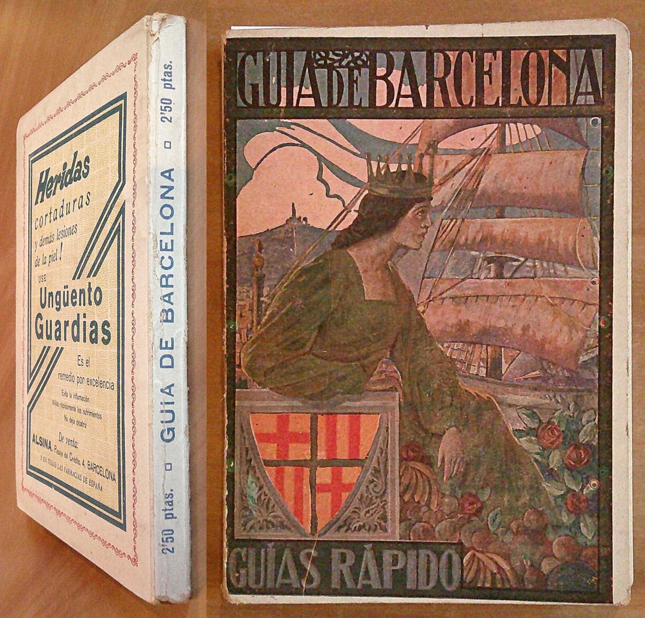GUIA DE BARCELONA, 1934 - Coll. Guias Rapido - Illustrata