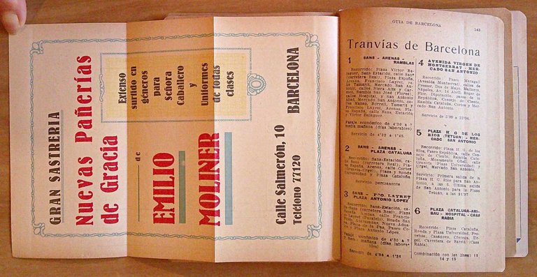 GUIA DE BARCELONA, 1934 - Coll. Guias Rapido - Illustrata