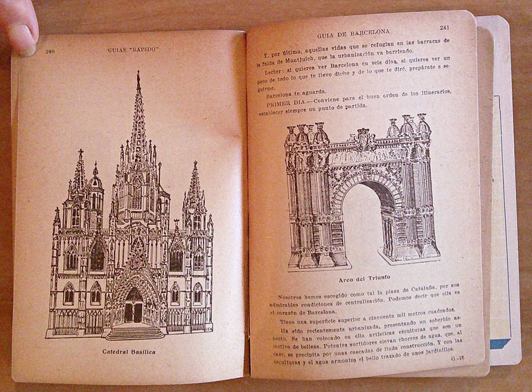 GUIA DE BARCELONA, 1934 - Coll. Guias Rapido - Illustrata