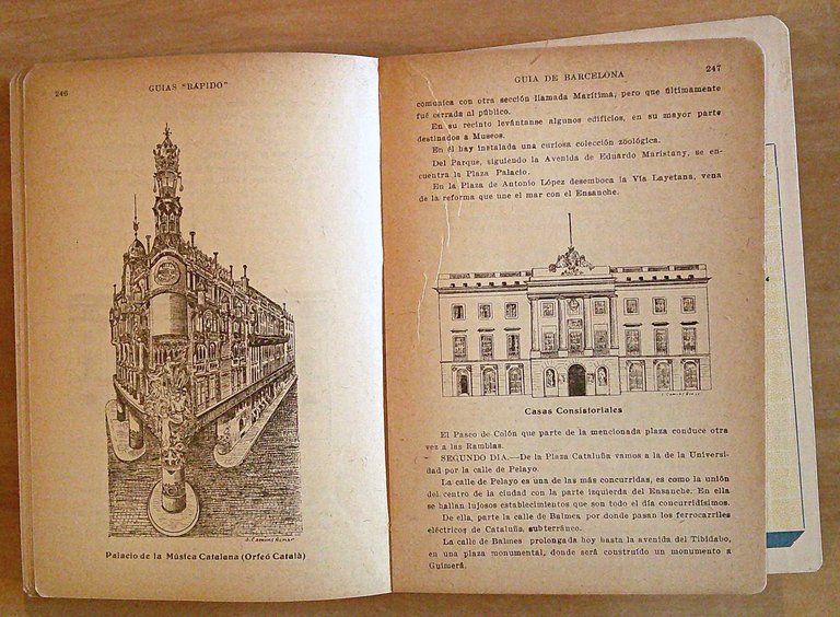 GUIA DE BARCELONA, 1934 - Coll. Guias Rapido - Illustrata