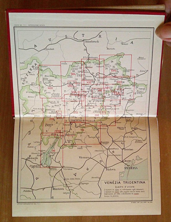 Guida d'Italia VENEZIA TRIDENTINA - Touring Club Italiano, 1958