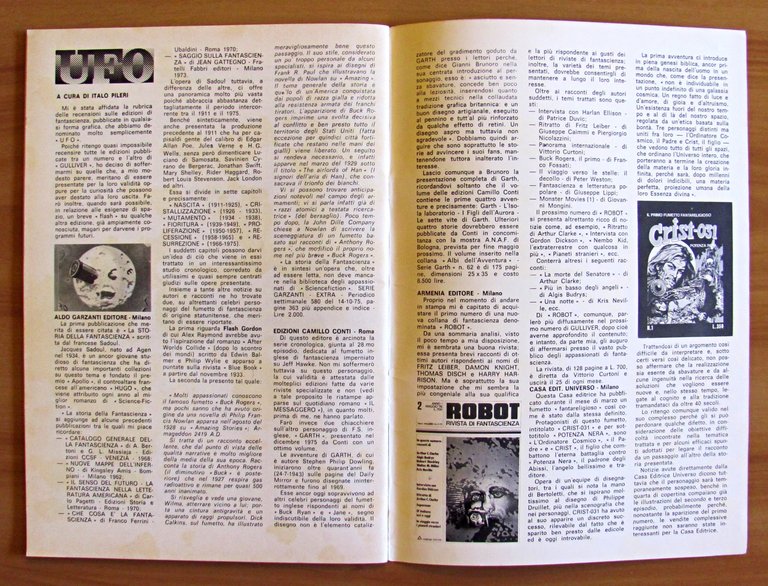 GULLIVER n.0/1976 Rivista di Comics Fantascienza e Fantasy - N.0/1976