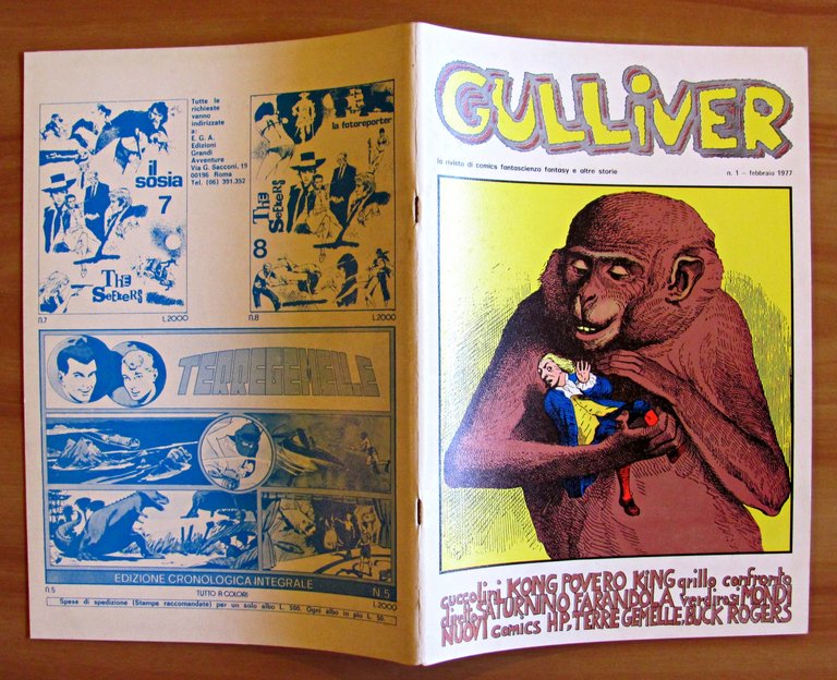 GULLIVER n.1/1977 Rivista di Comics Fantascienza e Fantasy - N.1/1977