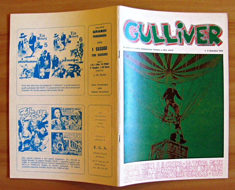 GULLIVER n.2/1976 Rivista di Comics Fantascienza e Fantasy - N.2/76