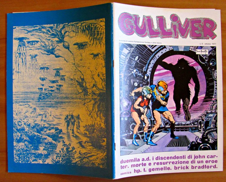GULLIVER n.5/1977 Rivista di Comics Fantascienza e Fantasy - N.5/1977