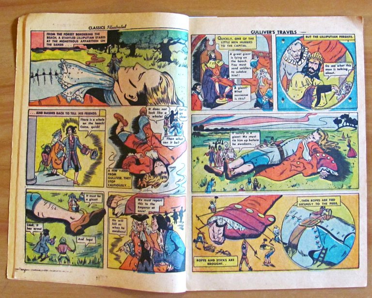 GULLIVER'S TRAVELS - Classics Illustrated n.16, 1946