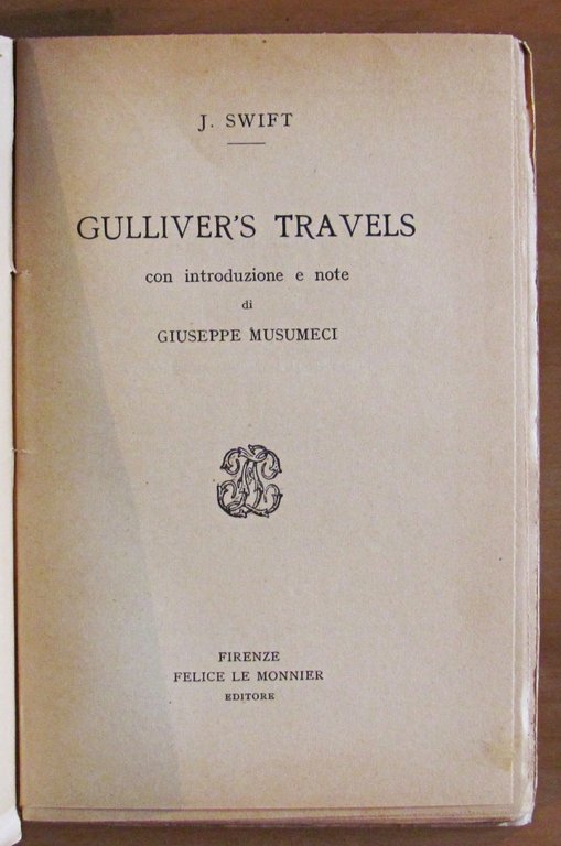 GULLIVER'S TRAVELS, 1931 - Intonso