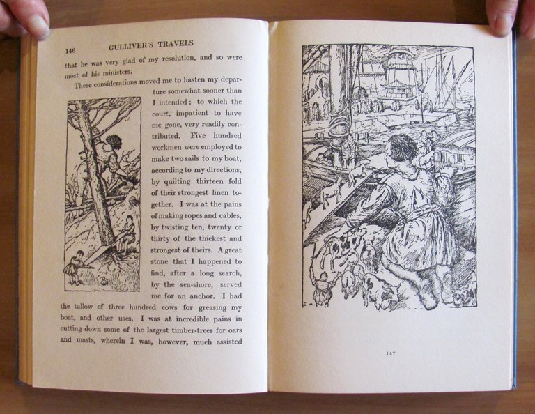 GULLIVER'S TRAVELS to Lilliput and Brobdingnag - 1930 ca. ill. …