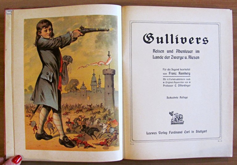 GULLIVERS Reisen und Abenteuer im Lande der Zwerge u. Riesen, …