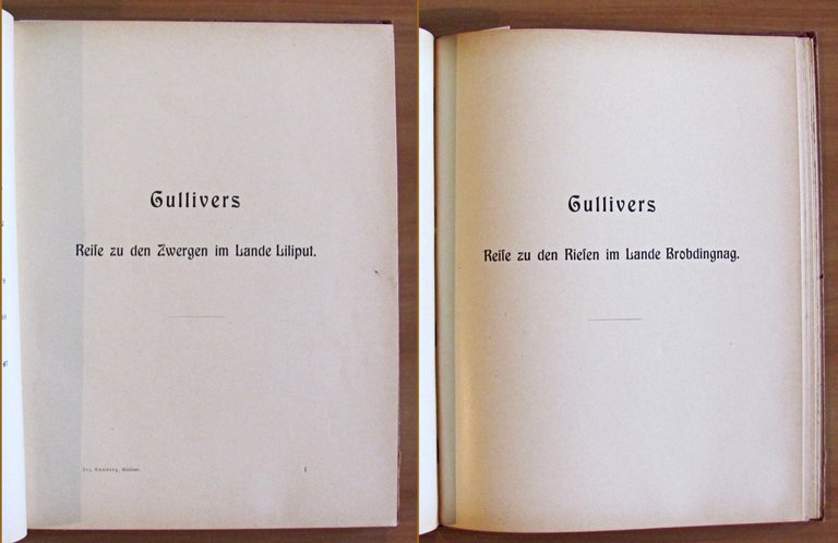 GULLIVERS Reisen und Abenteuer im Lande der Zwerge u. Riesen, …