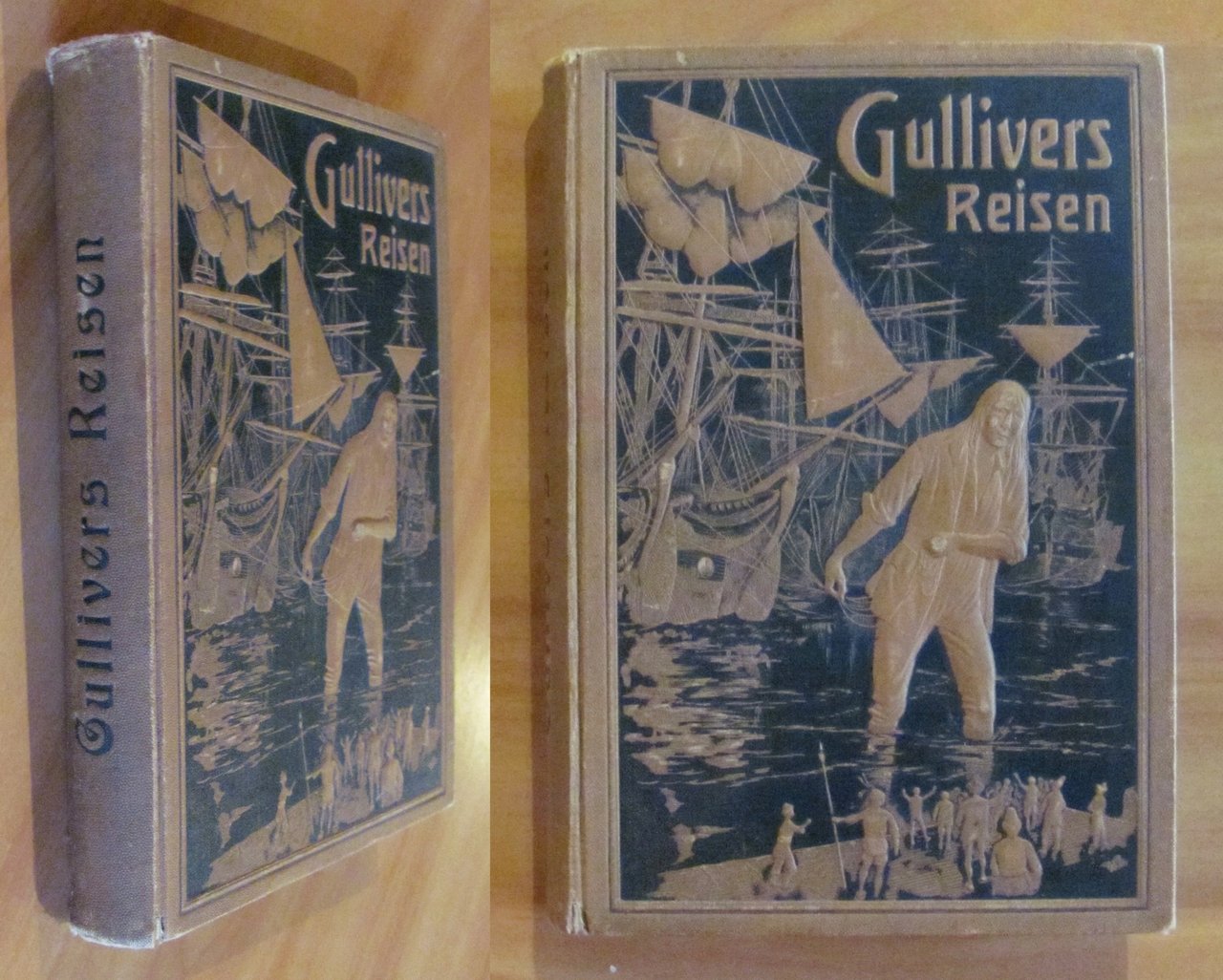 GULLIVERS REISEN zu fremden und celtcamen volkern, 1904 illustrato