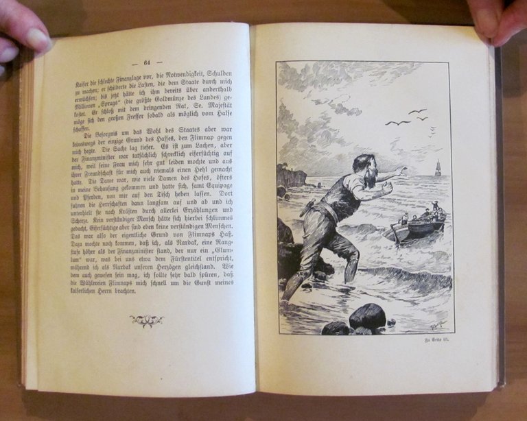 GULLIVERS REISEN zu fremden und celtcamen volkern, 1904 illustrato