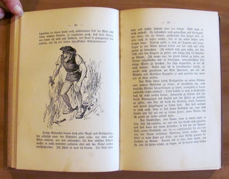 GULLIVERS REISEN zu fremden und celtcamen volkern, 1904 illustrato