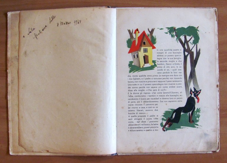 HANSEL E GRETEL (Nanni e Greta), 1946 - ill. OLIVETTI