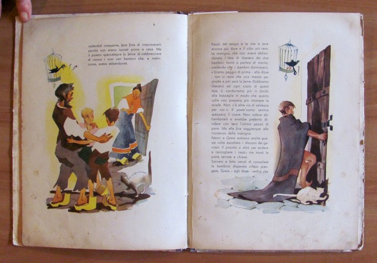 HANSEL E GRETEL (Nanni e Greta), 1946 - ill. OLIVETTI