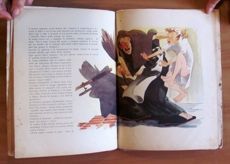 HANSEL E GRETEL (Nanni e Greta), 1946 - ill. OLIVETTI