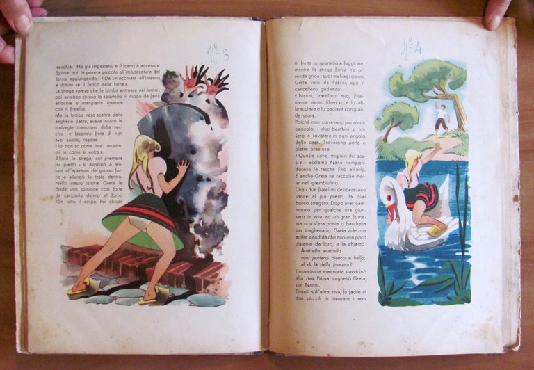 HANSEL E GRETEL (Nanni e Greta), 1946 - ill. OLIVETTI