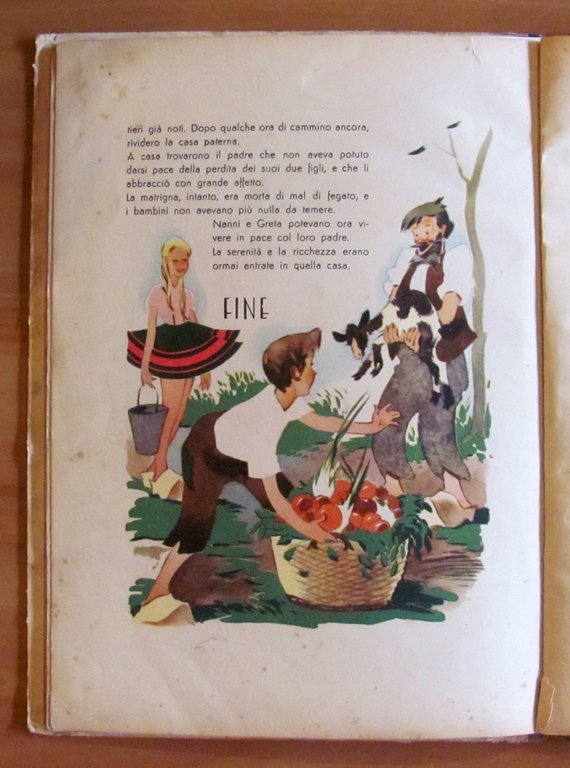 HANSEL E GRETEL (Nanni e Greta), 1946 - ill. OLIVETTI