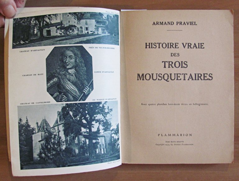 HISTOIRE VRAIE DES TROIS MOUSQUETAIRES, 1933 - Coll. Hier et …