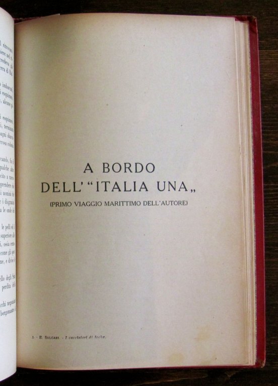 I CACCIATORI DI FOCHE e A BORDO DELL'ITALIA UNA Primo …