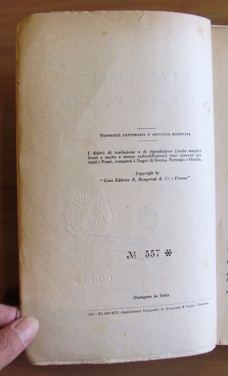 I CANNIBALI DELL'OCEANO PACIFICO - Romanzo Postumo, 1937 - ill. …