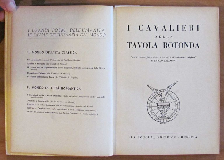 I CAVALIERI DELLA TAVOLA ROTONDA, 1954 - ill. SALODINI